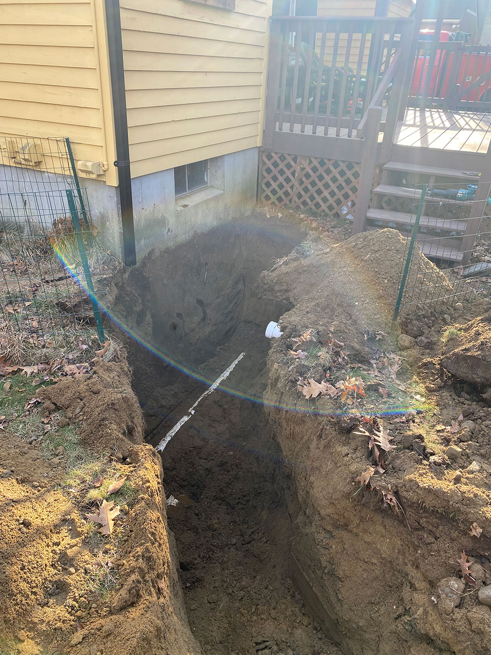 pomfret ct foundation drain lateral