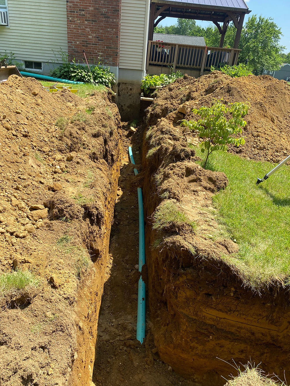 foundation drain lateral replacement ashford ct